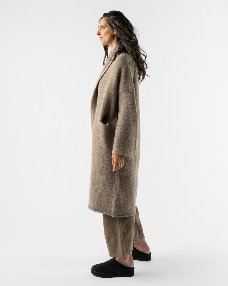 Lauren Manoogian Long Shawl Cardigan in Driftwood Curated at Jake and Jones