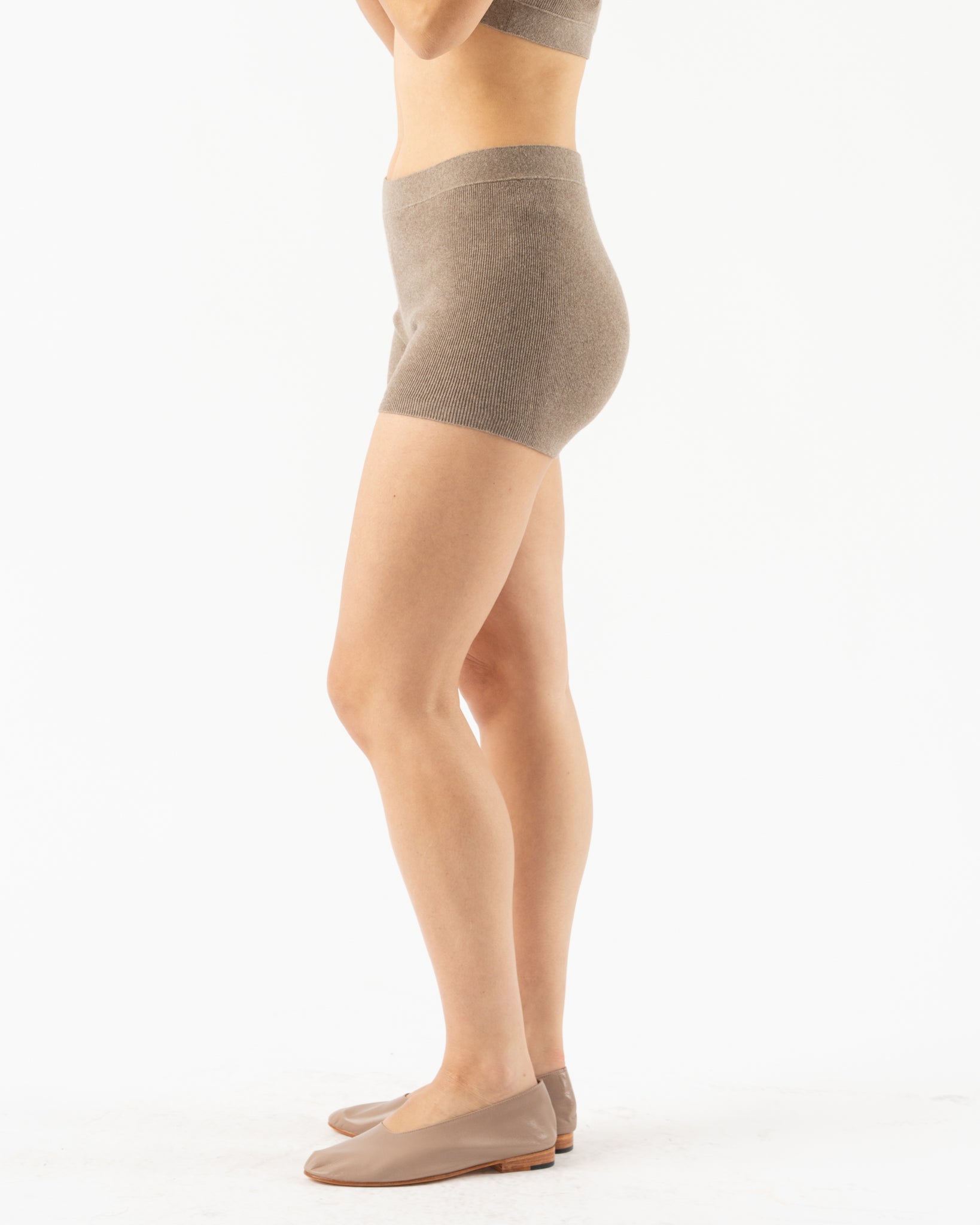 Lauren Manoogian Rib Short in Wood