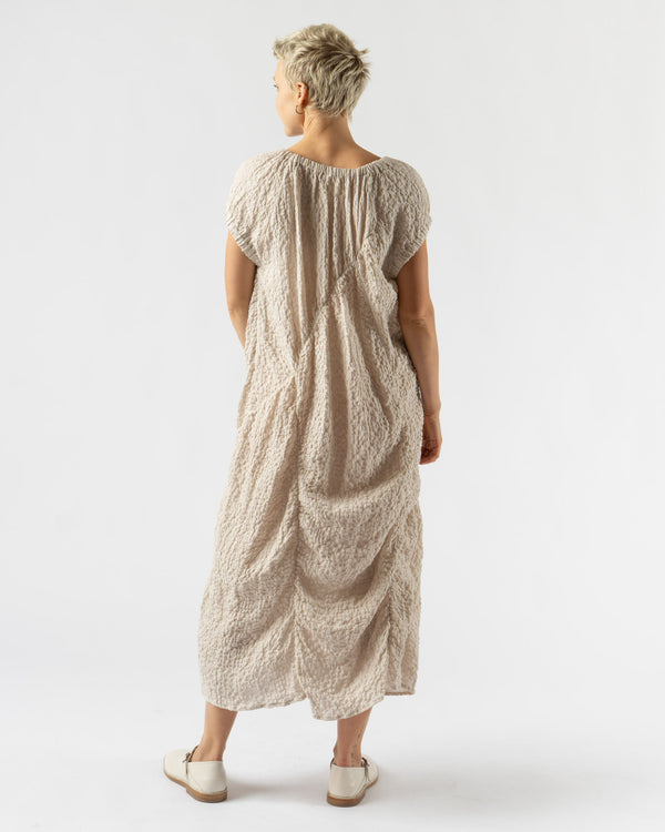 Lauren Manoogian Shirred Dress in Natural