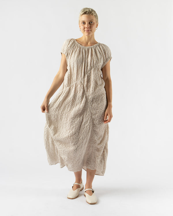 Lauren Manoogian Shirred Dress in Natural