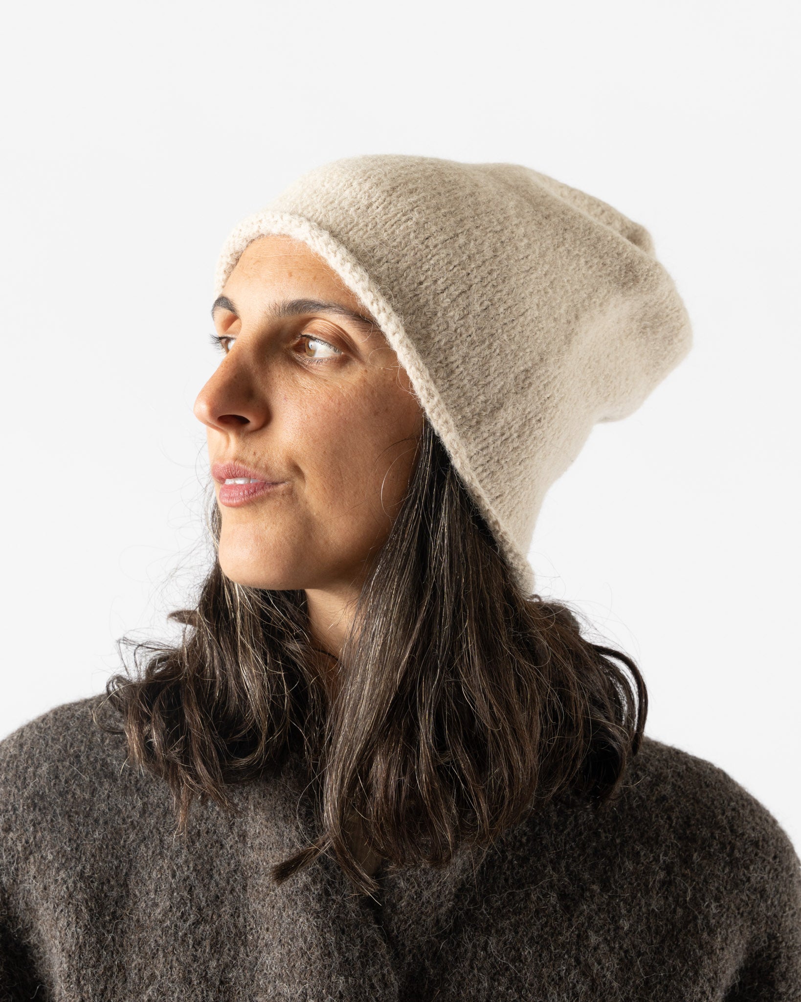 Lauren Manoogian Crown Beanie in Antique Melange