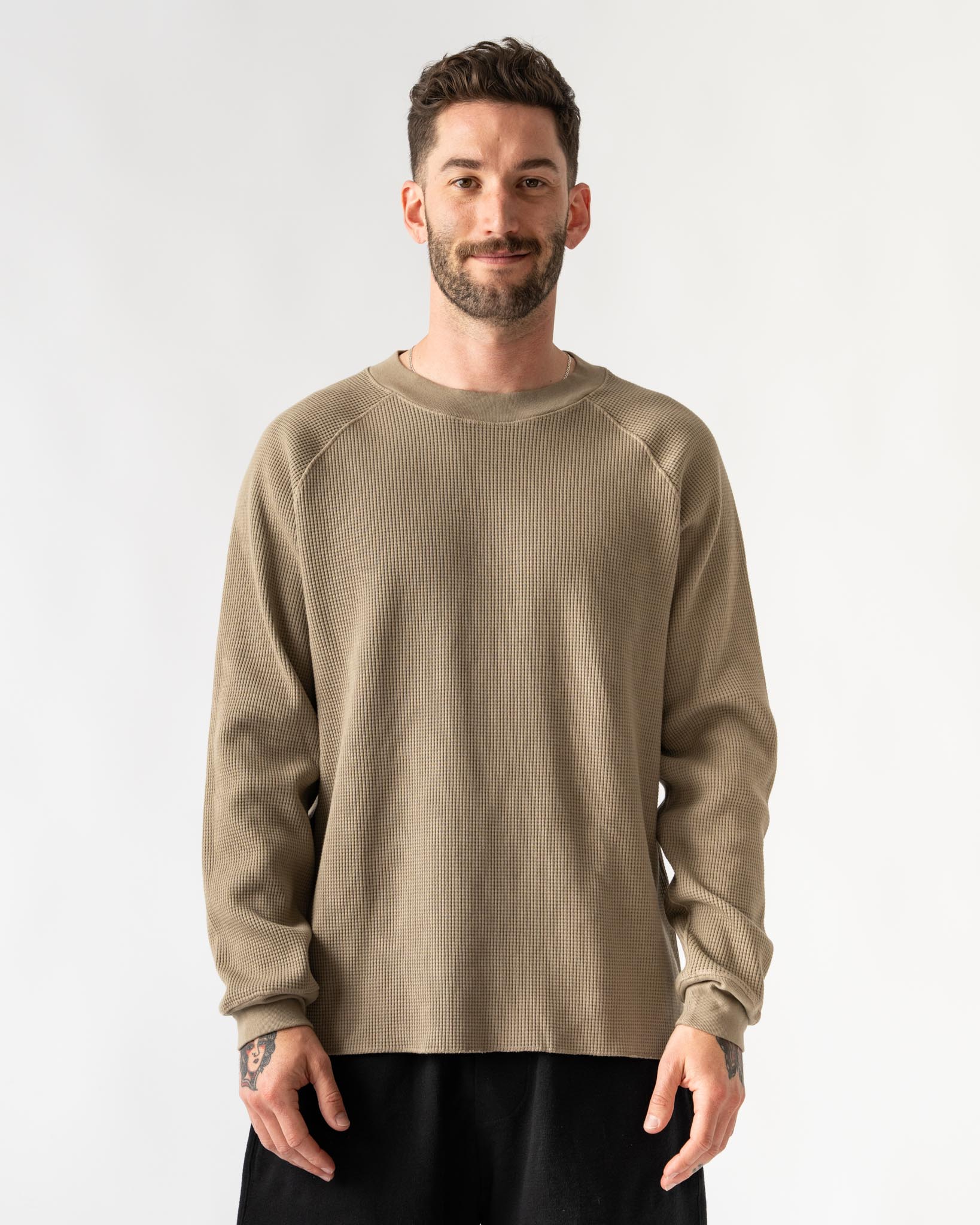 Lady White Co. LW217 Raglan Thermal in Almond