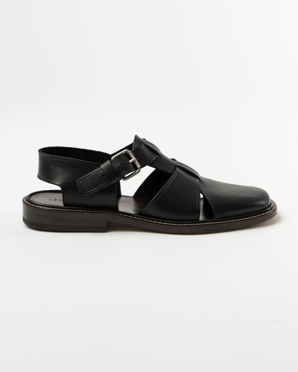 Lemaire Fisherman Sandals in Black