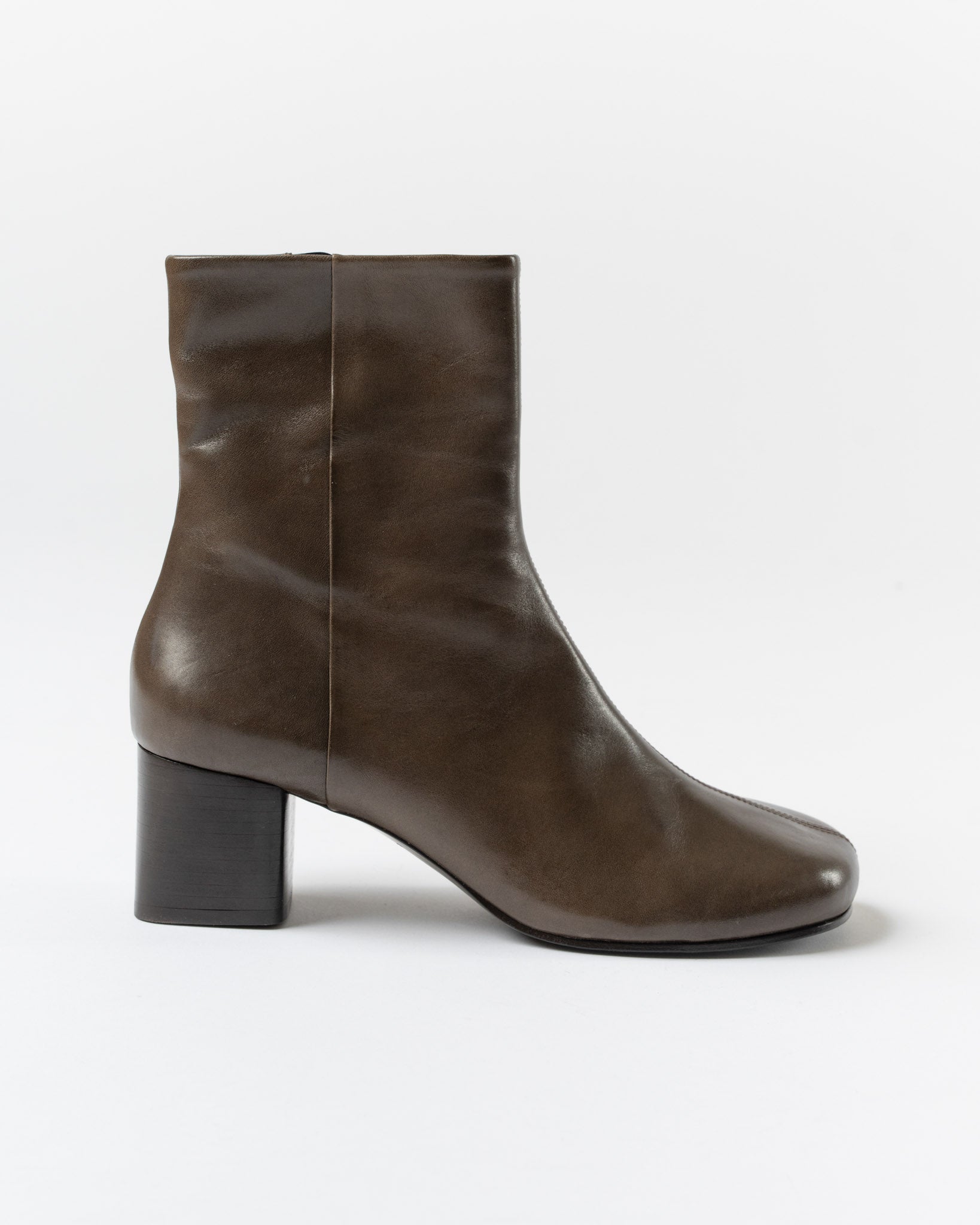 Lemaire Anatomic Boots 55 in Dark Brown