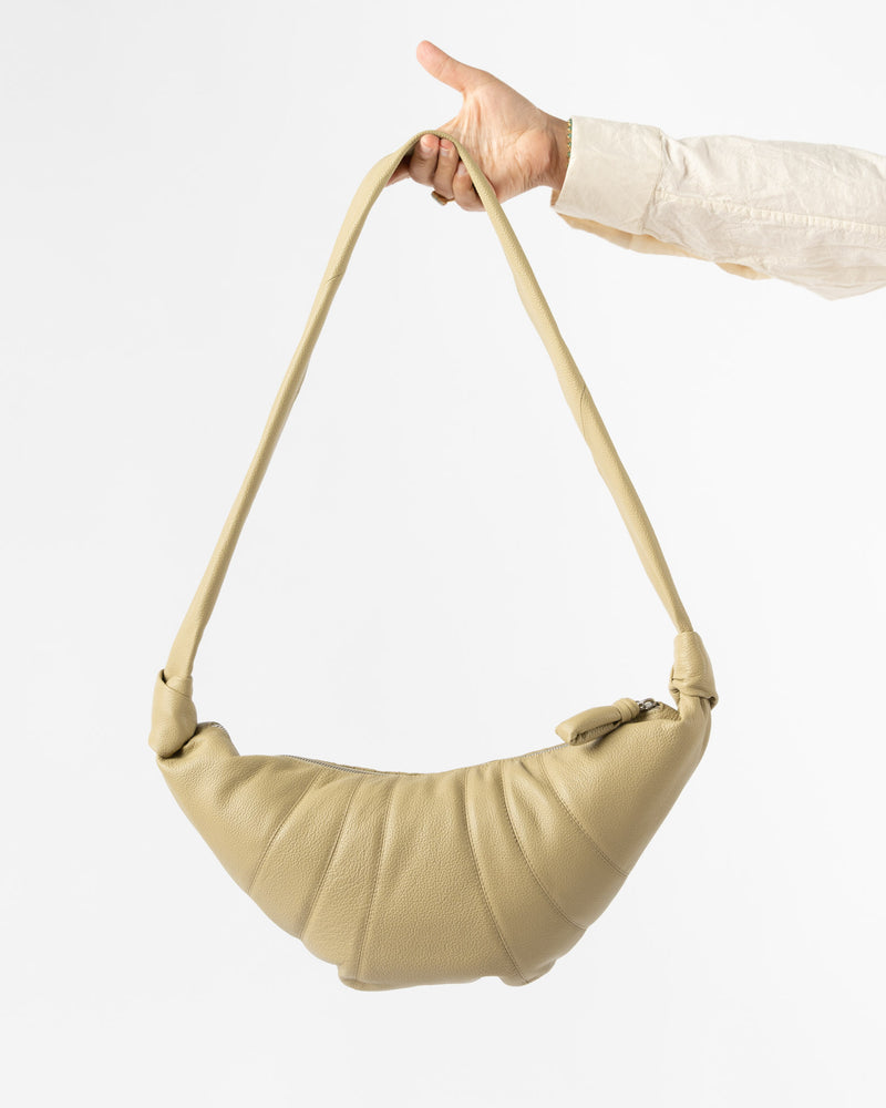 Lemaire Medium Croissant Bag in Dusty Sage