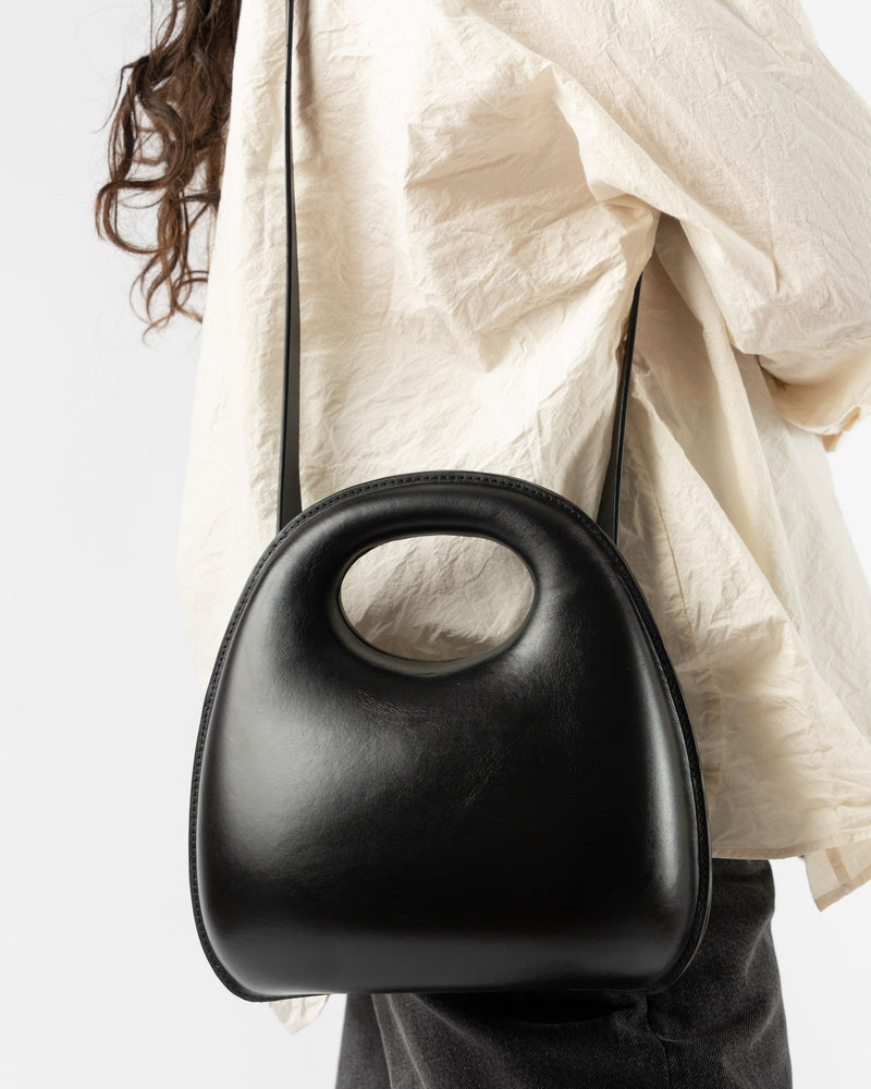 Lemaire Egg Bag in Black