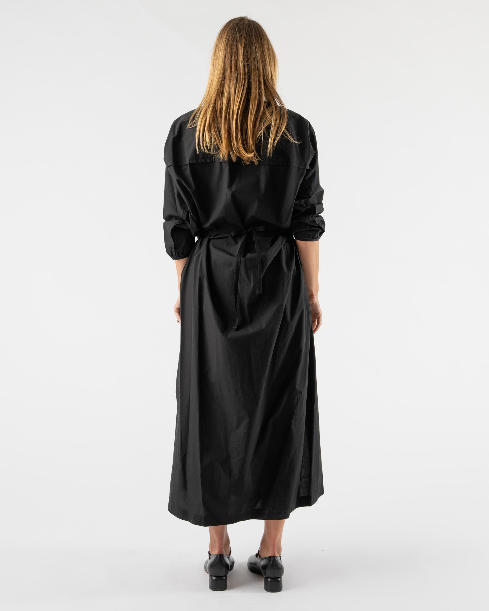 Lemaire Long Tunic with Strings in Black