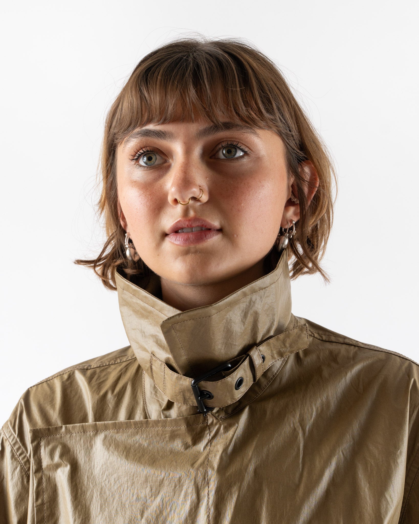 Lemaire Light Wrap Coat in Khaki