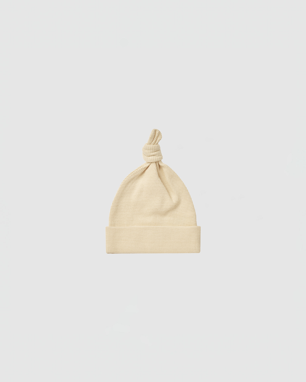 Quincy Mae Knotted Baby Hat in Lemon