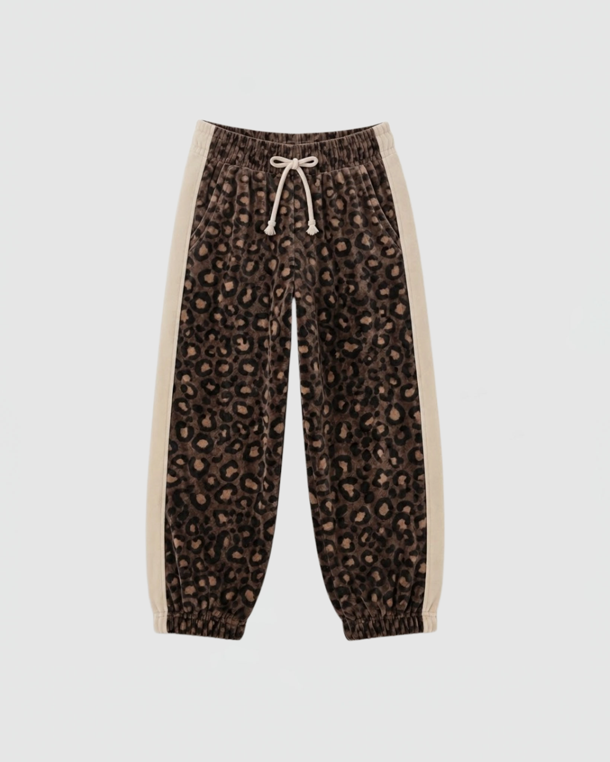 Best Day Ever Kids Backstage Pant in Leopard Velvet