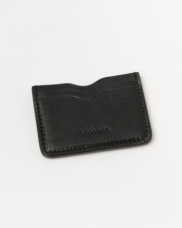 LINDQUIST Akira Wallet in Milled Leather Black