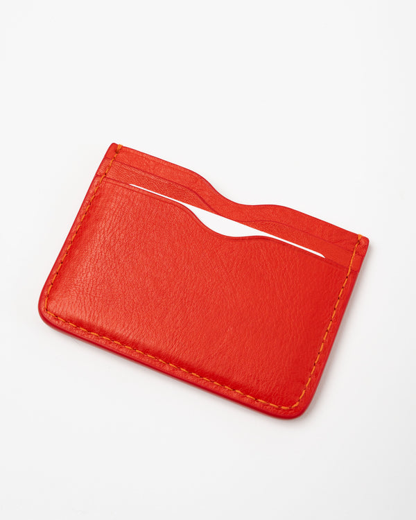 LINDQUIST Akira Wallet in Milled Leather Persimmon
