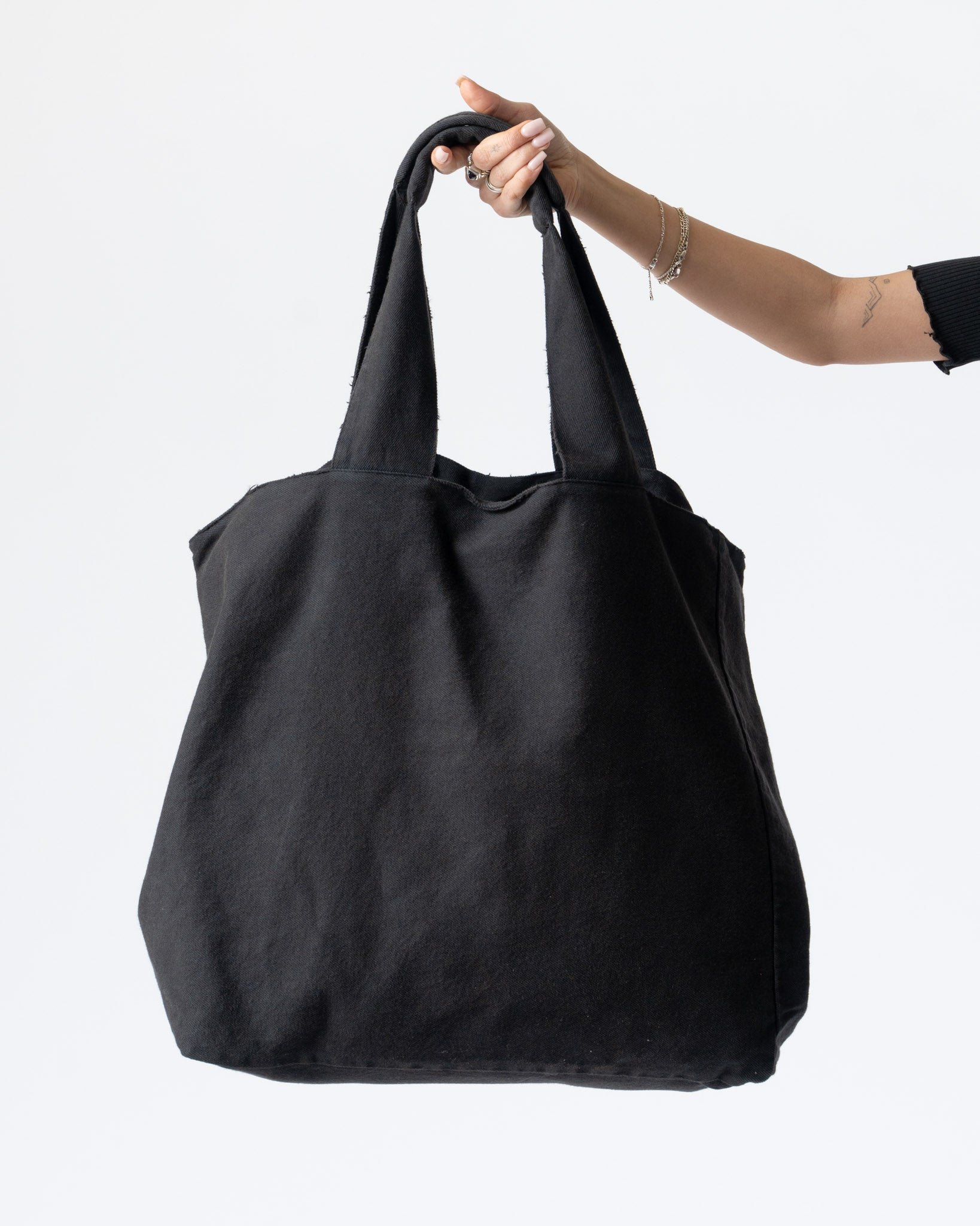 Lauren Manoogian Washed Tote in Black