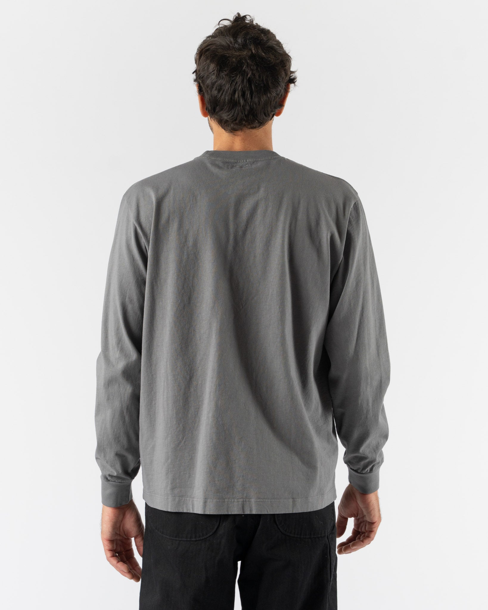 トップス msml ARTGRAPHIC LONG SLEEVE SHIRT cootie Lady White Co. LW102 Municipal Long Sleeve in Kelp Curated at Jake