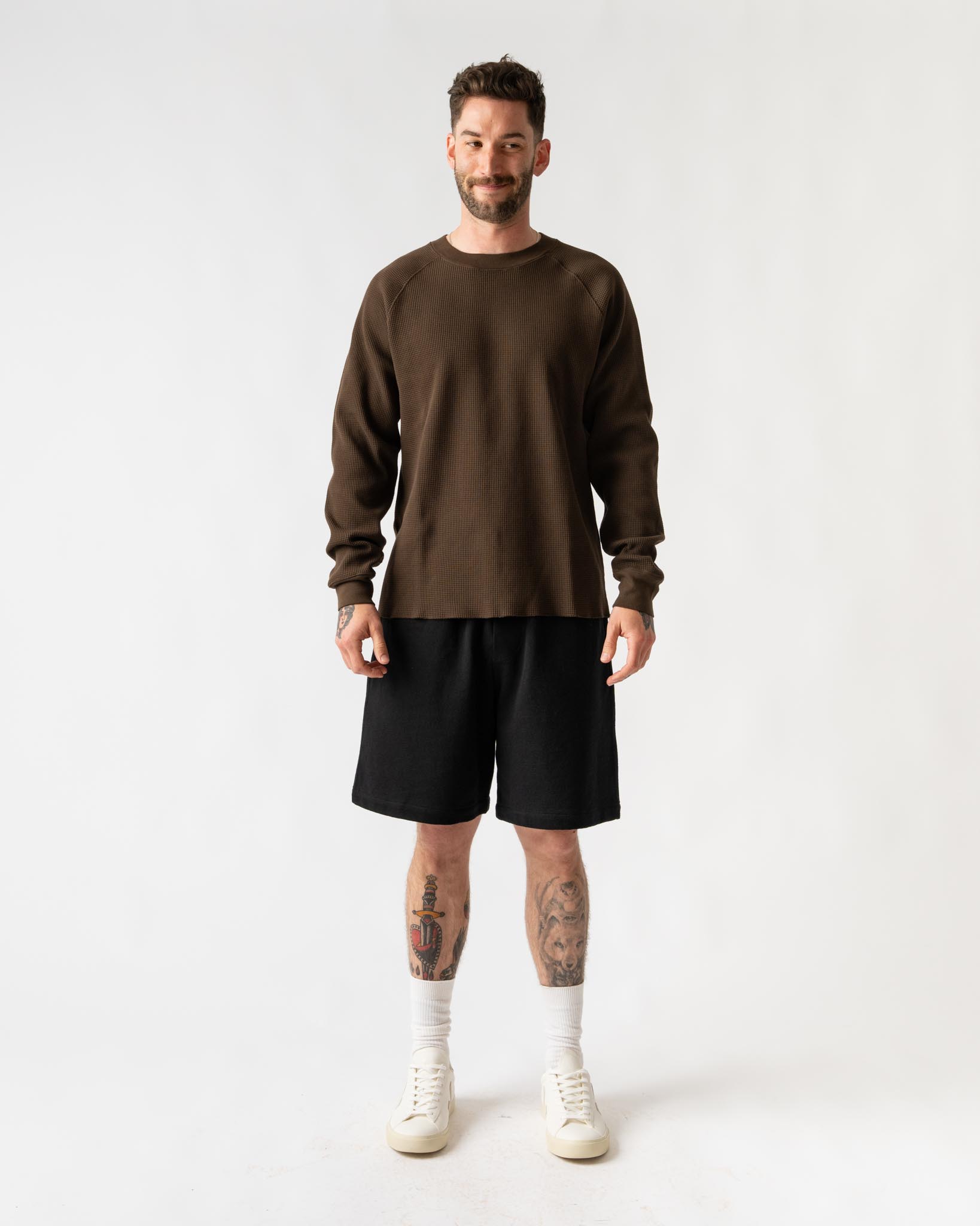 Lady White Co. LW217 Raglan Thermal in Field Brown