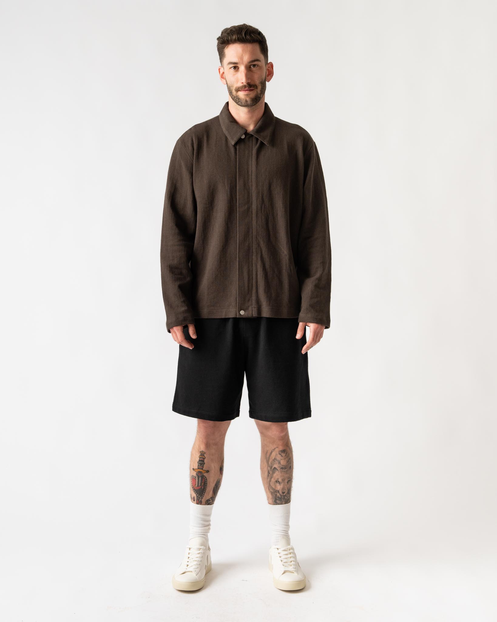 aabcaa 　KNIT DOUBLE JACKET Bugatchi Double-Knit Bomber Jacket | Saks Fifth Avenue
