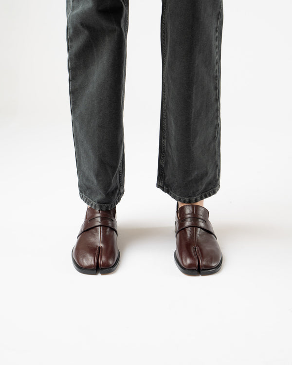 Maison Margiela Tabi Loafers in Vineyard Wine