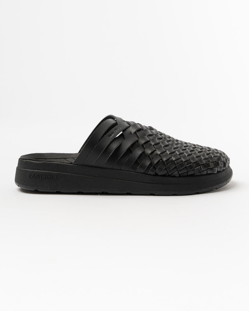 Malibu Sandals Colony Vegan Leather Mule in Black