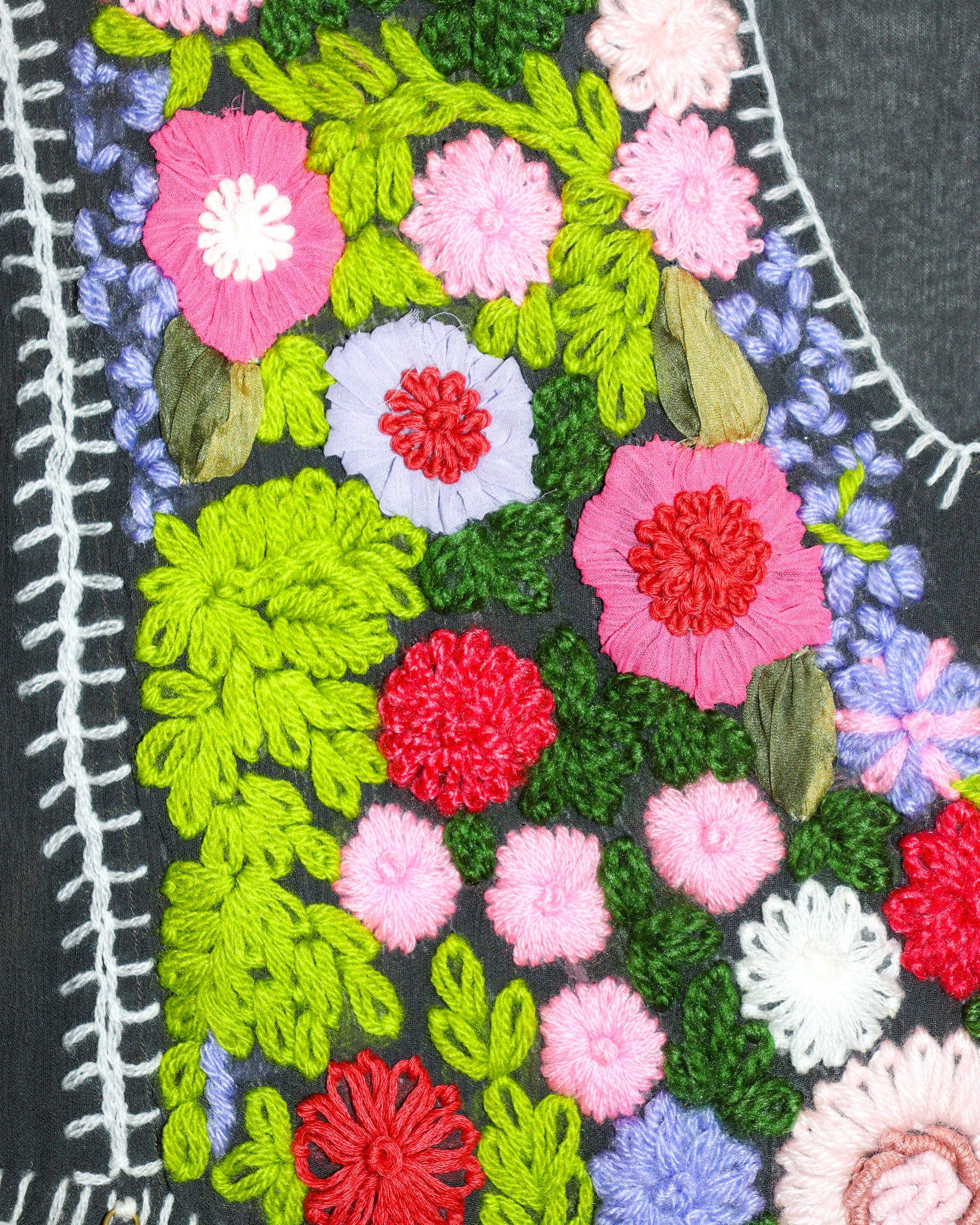 Pre-owned: Manoush Flower Dress in Multi/Black