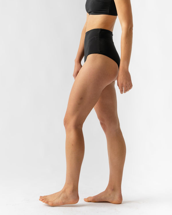 Mara Hoffman Lydia Bikini Bottom in Black