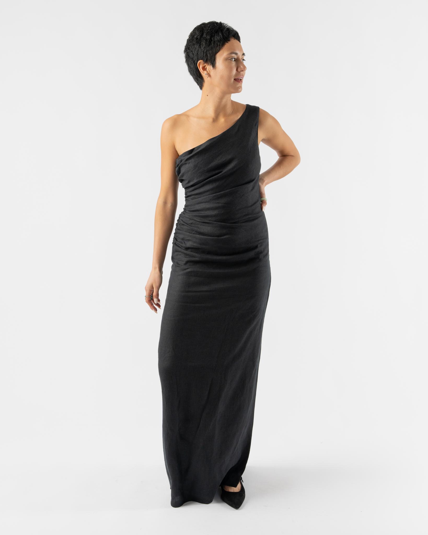 Mara Hoffman Enya Dress in Black