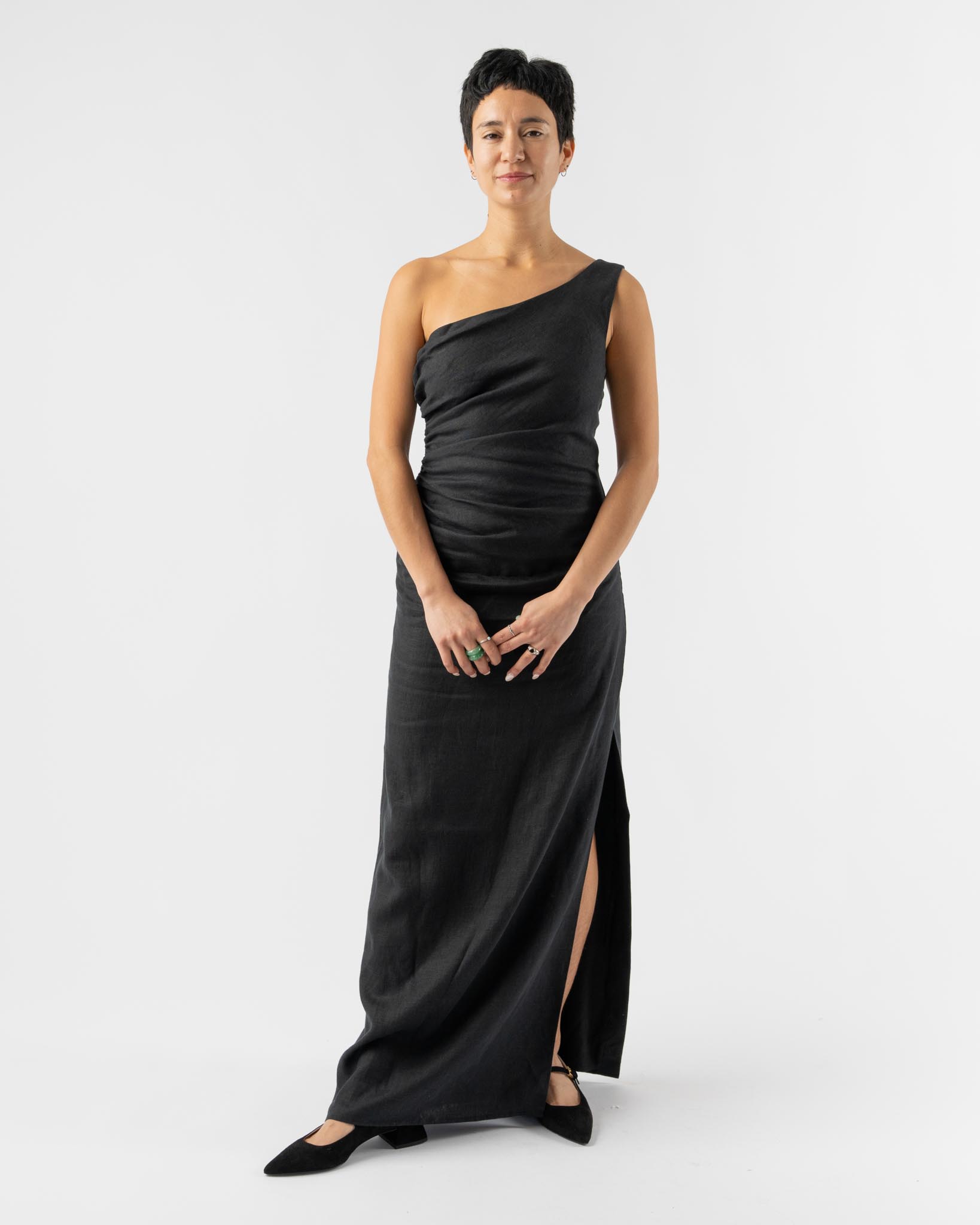 Mara Hoffman Enya Dress in Black
