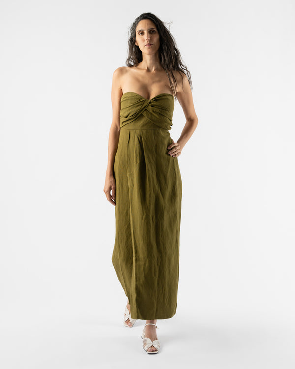 Mara Hoffman Yara Dress in Moss