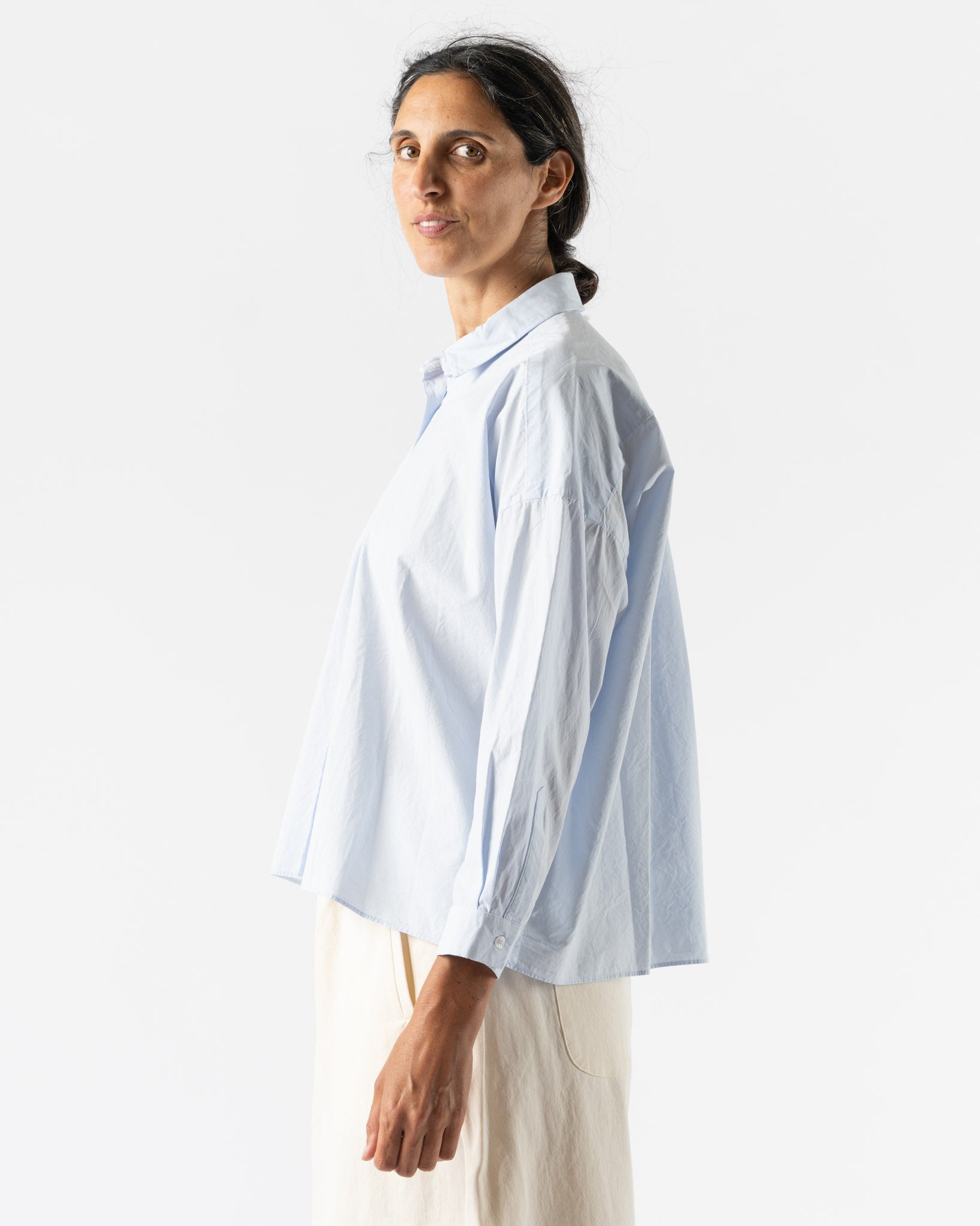 Fabiana Pigna Vert Blouse in Pale Blue