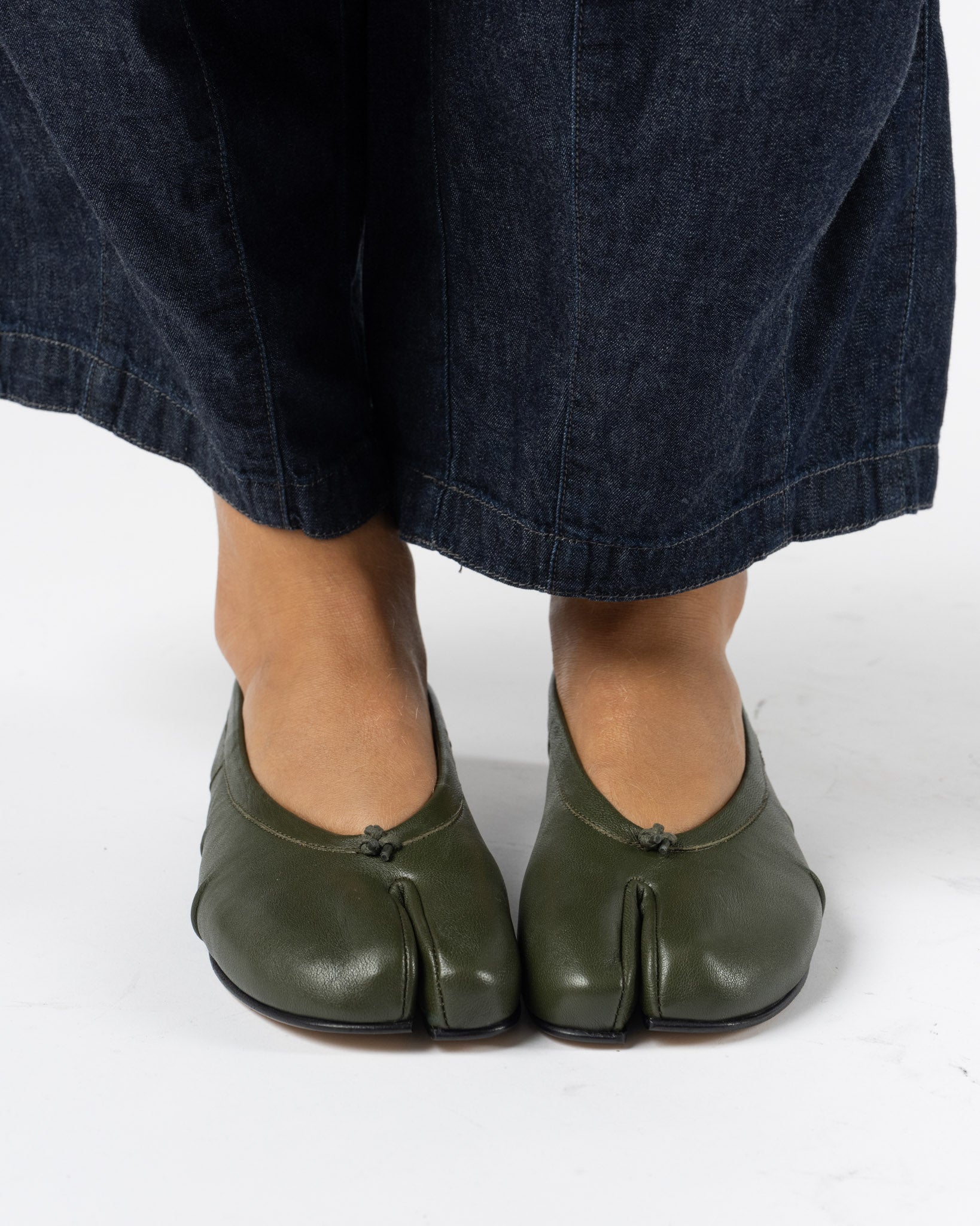 Maison Margiela Tabi Ballerina New in Forest Green