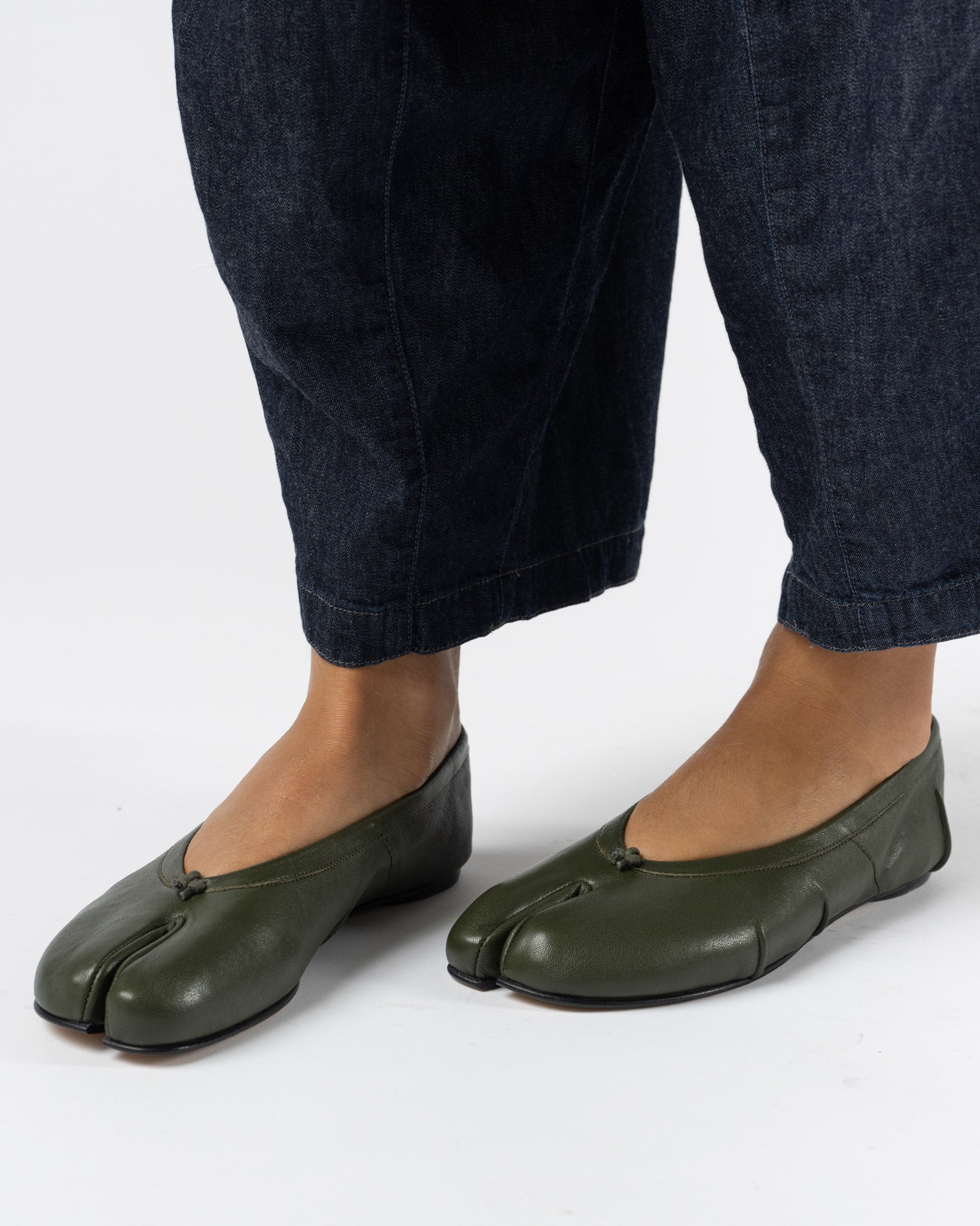 Maison Margiela Tabi Ballerina New in Forest Green