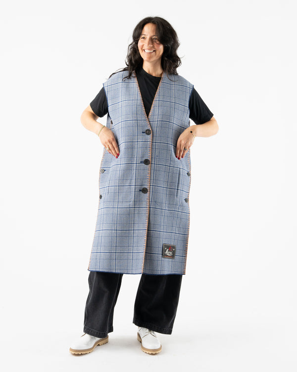 Marni Double Face Wool Waistcoat in Cornflower