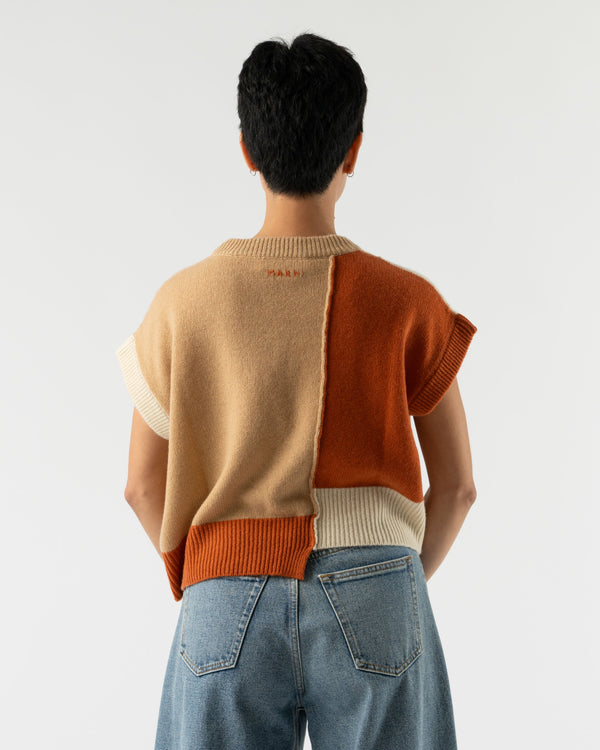Marni Roundneck Sweater in Alabaster