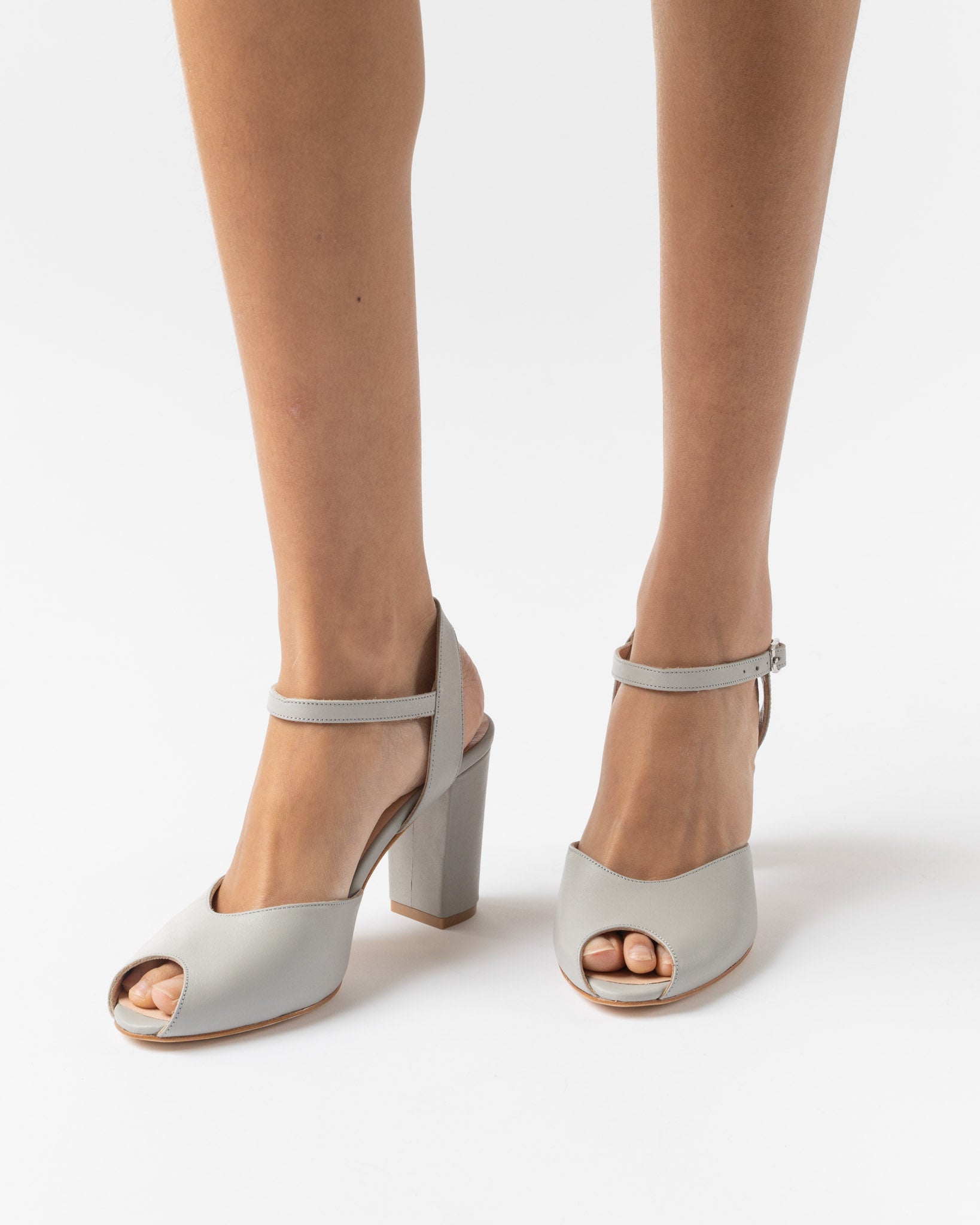 Maryam Nassir Zadeh Iris Heel in Gris Curated at Jake and Jones