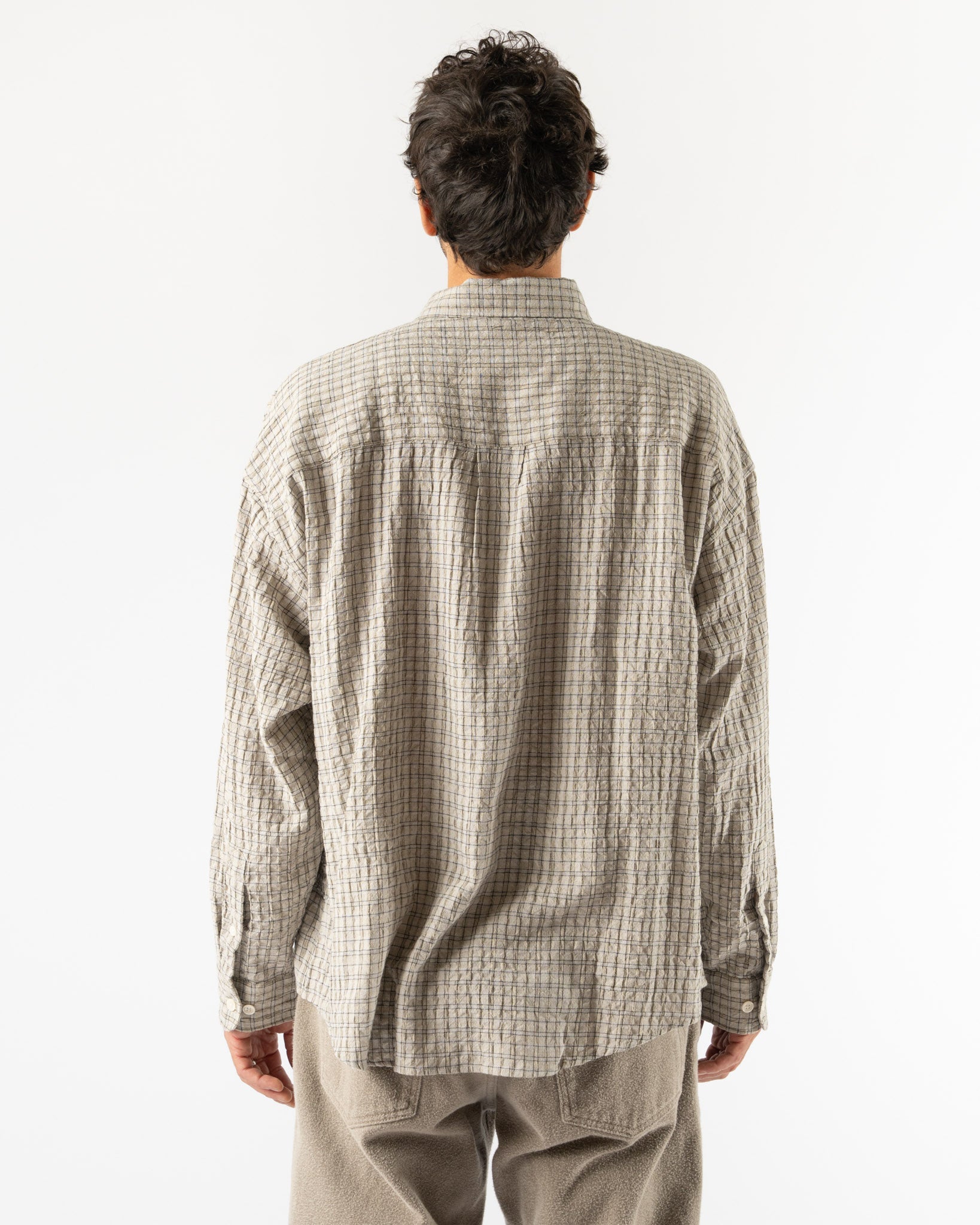 mfpen Button Down Shirt in Grey Generation Check