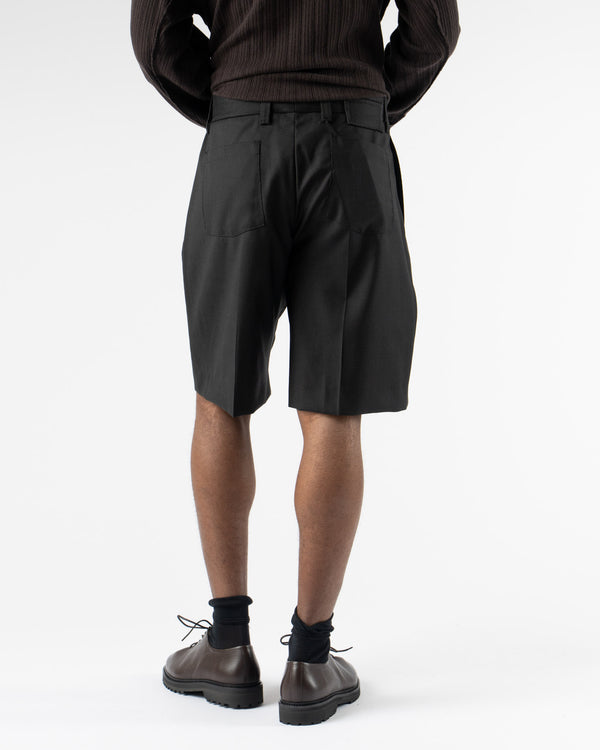 mfpen Classic Shorts in Fine Black Stripe