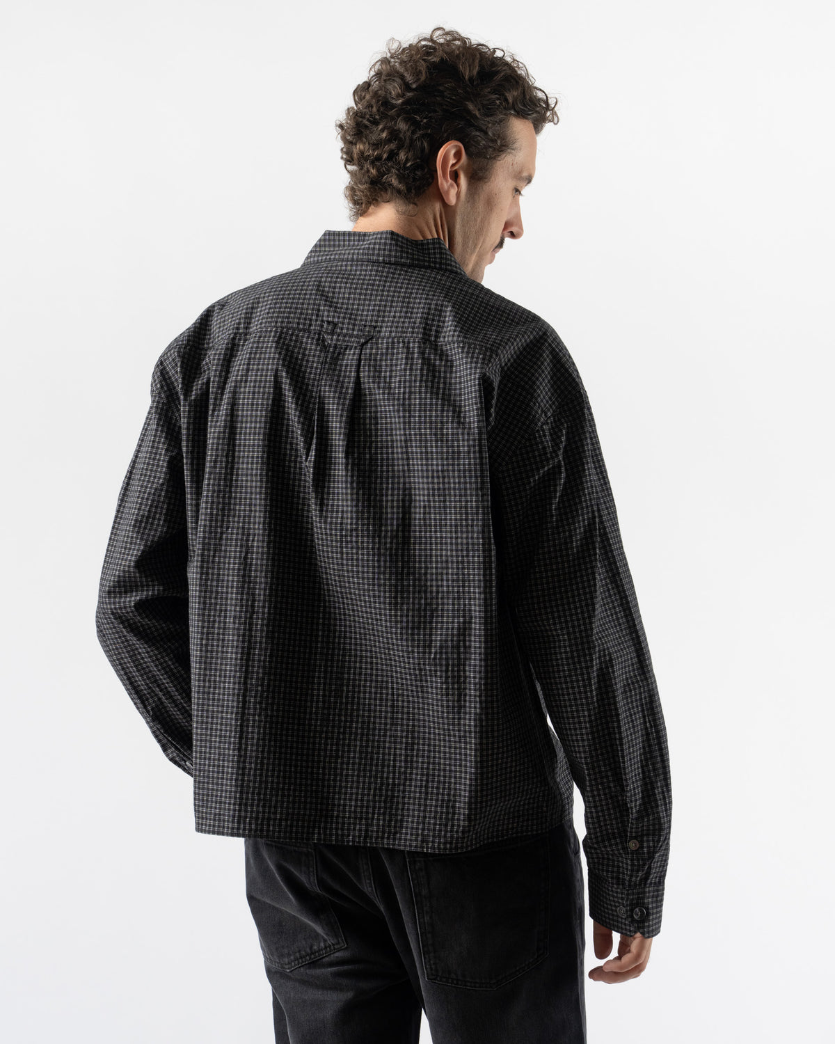 mfpen Frame Shirt in Black Check