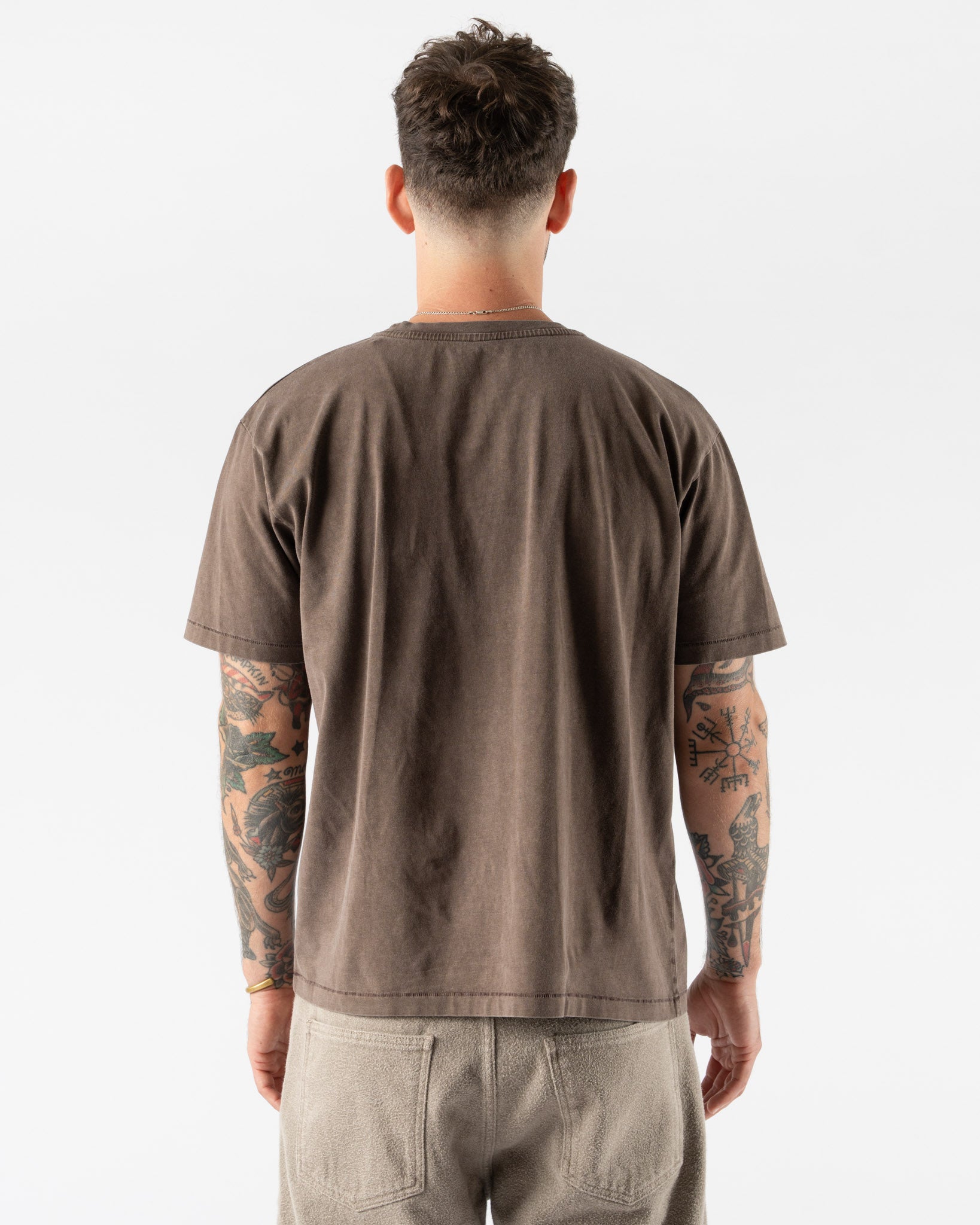 mfpen New Tee in Washed Brown
