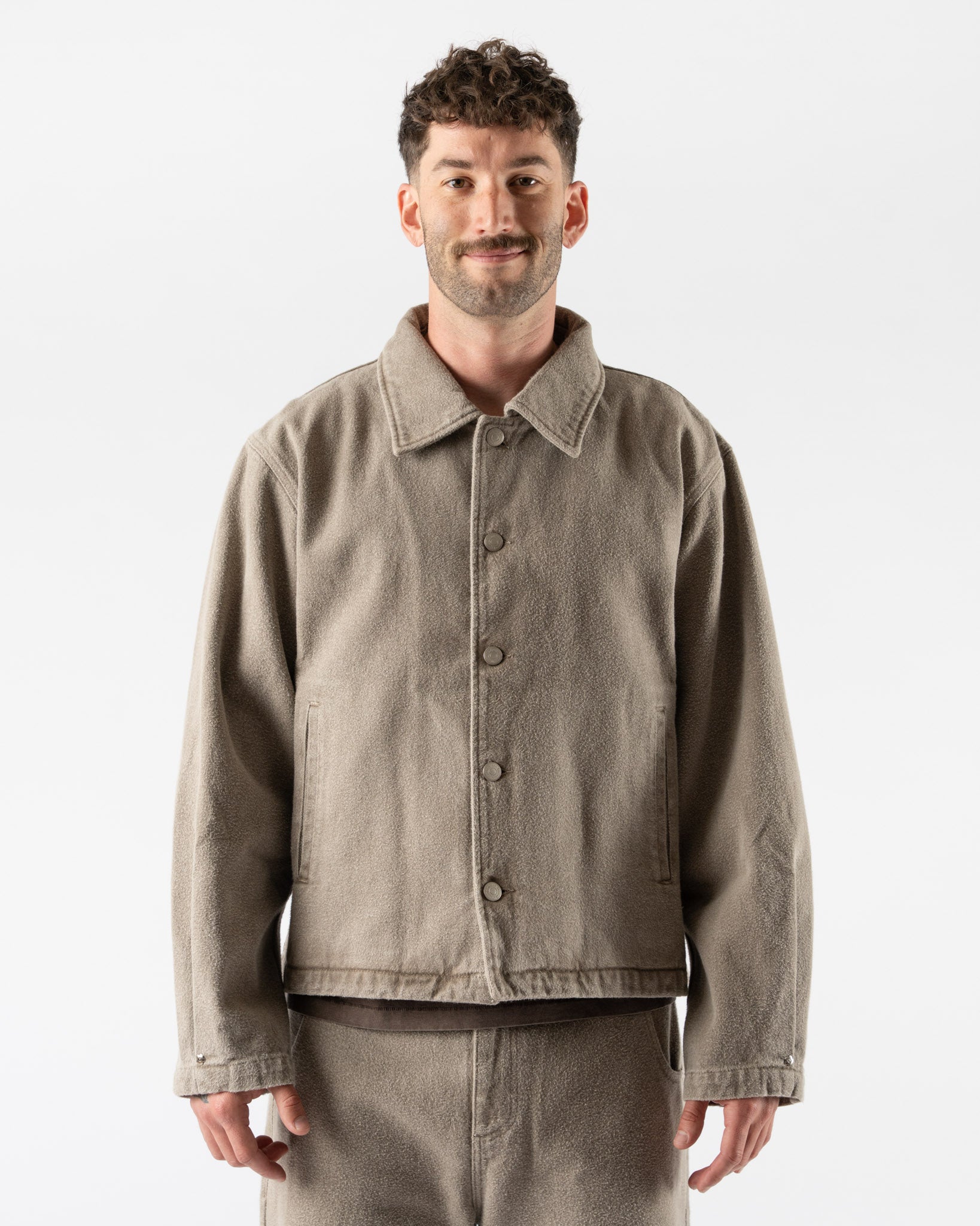 mfpen Painters Jacket in Brushed Mudstone