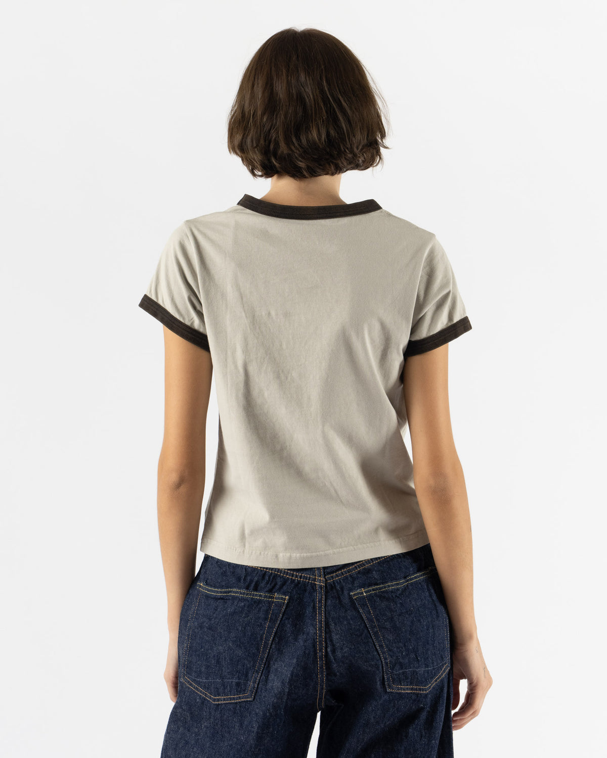 mfpen Ringer Tee in Washed Clay