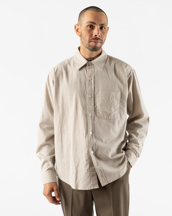 mfpen Executive Shirt in Beige Check