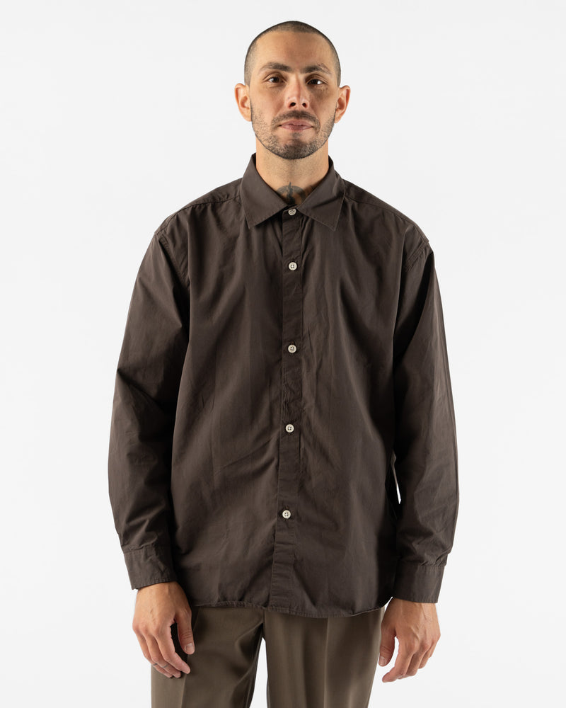 mfpen Generous Shirt in Dark Brown