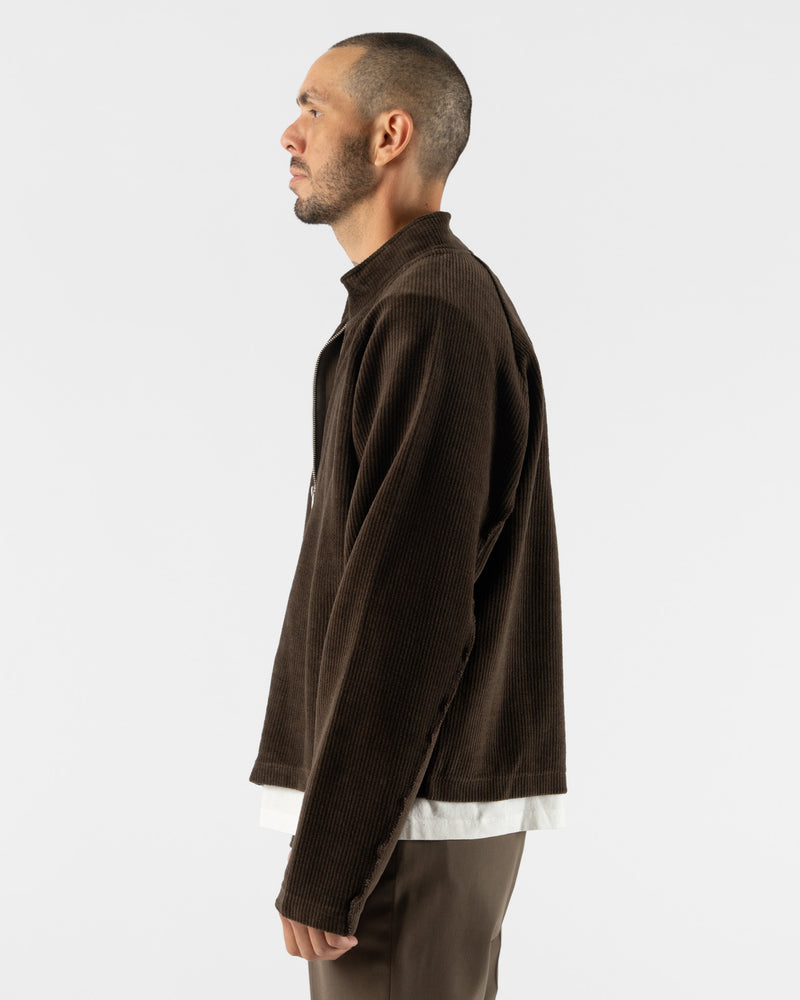 mfpen Leisure Zip-Up in Brown