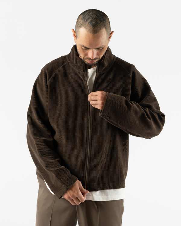 mfpen Leisure Zip-Up in Brown