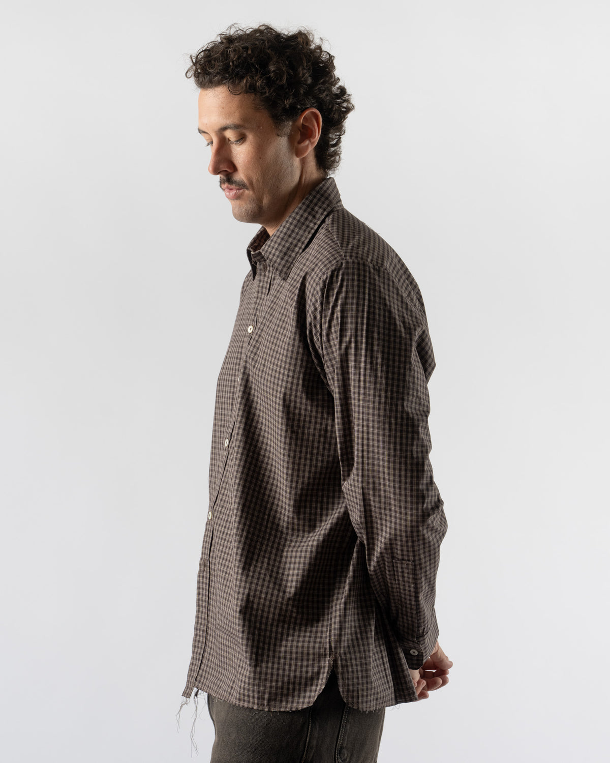 Camiel Fortgens Normal Shirt in Brown Check