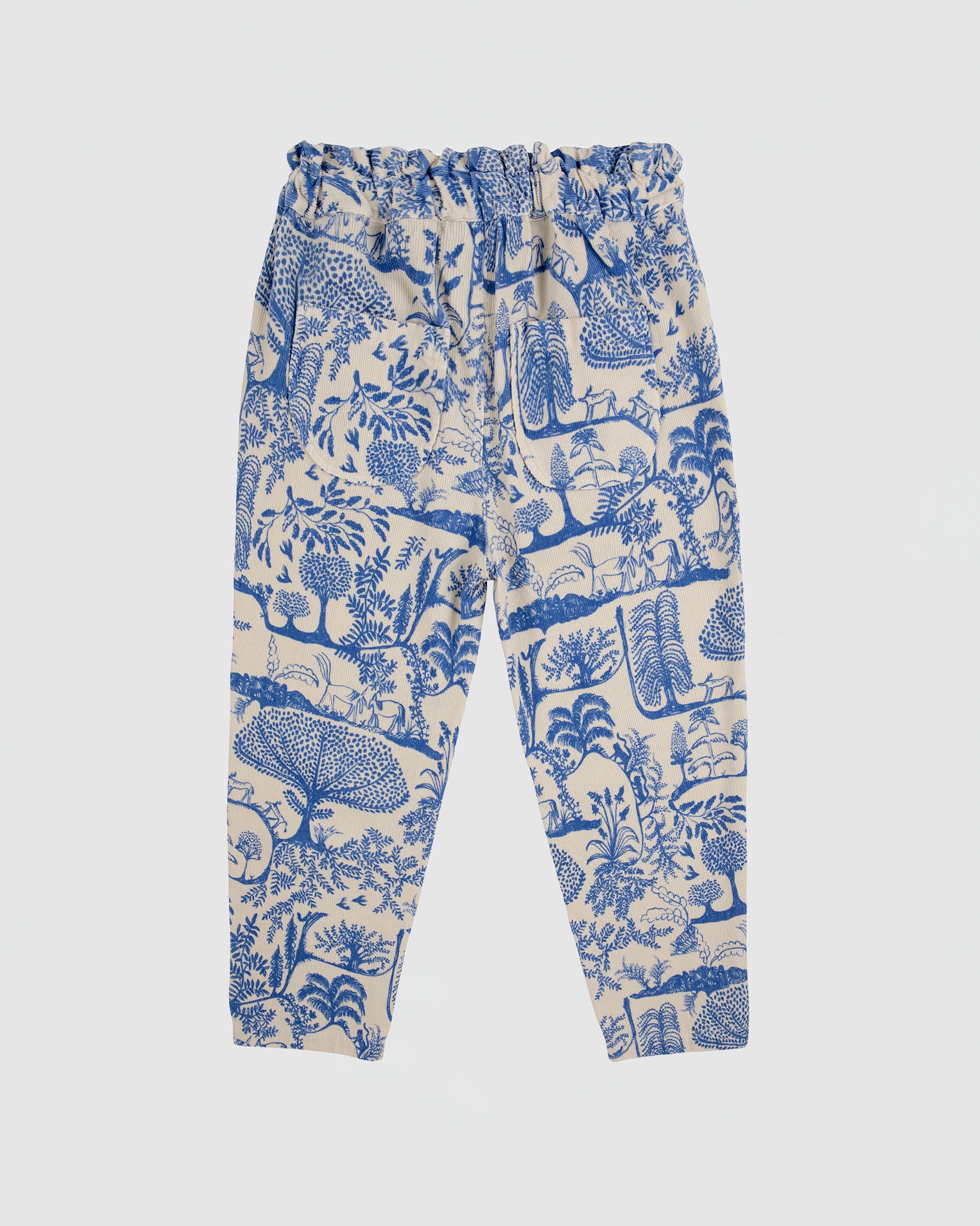 Bobo Choses Wonderland All Over Micro Corduroy Paperbag Pants