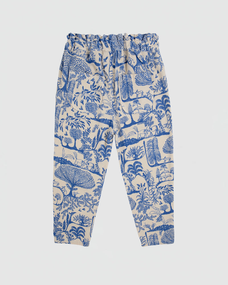 Bobo Choses Wonderland All Over Micro Corduroy Paperbag Pants