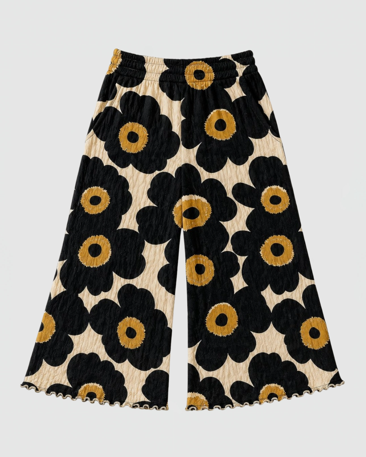 Best Day Ever Kids Floral Printed Pant in Midnight Bloom
