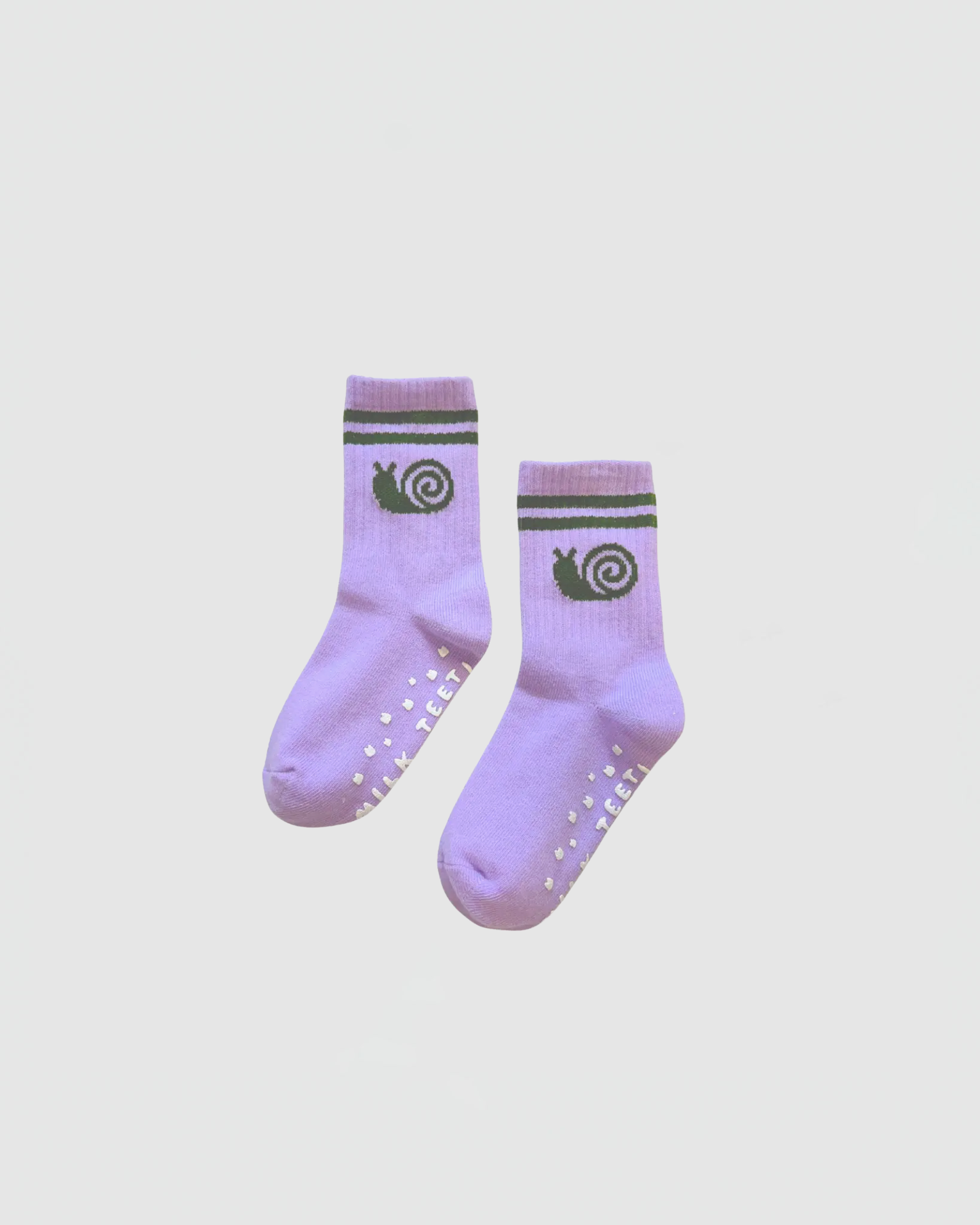 Milk Teeth Grip Sock in Snails