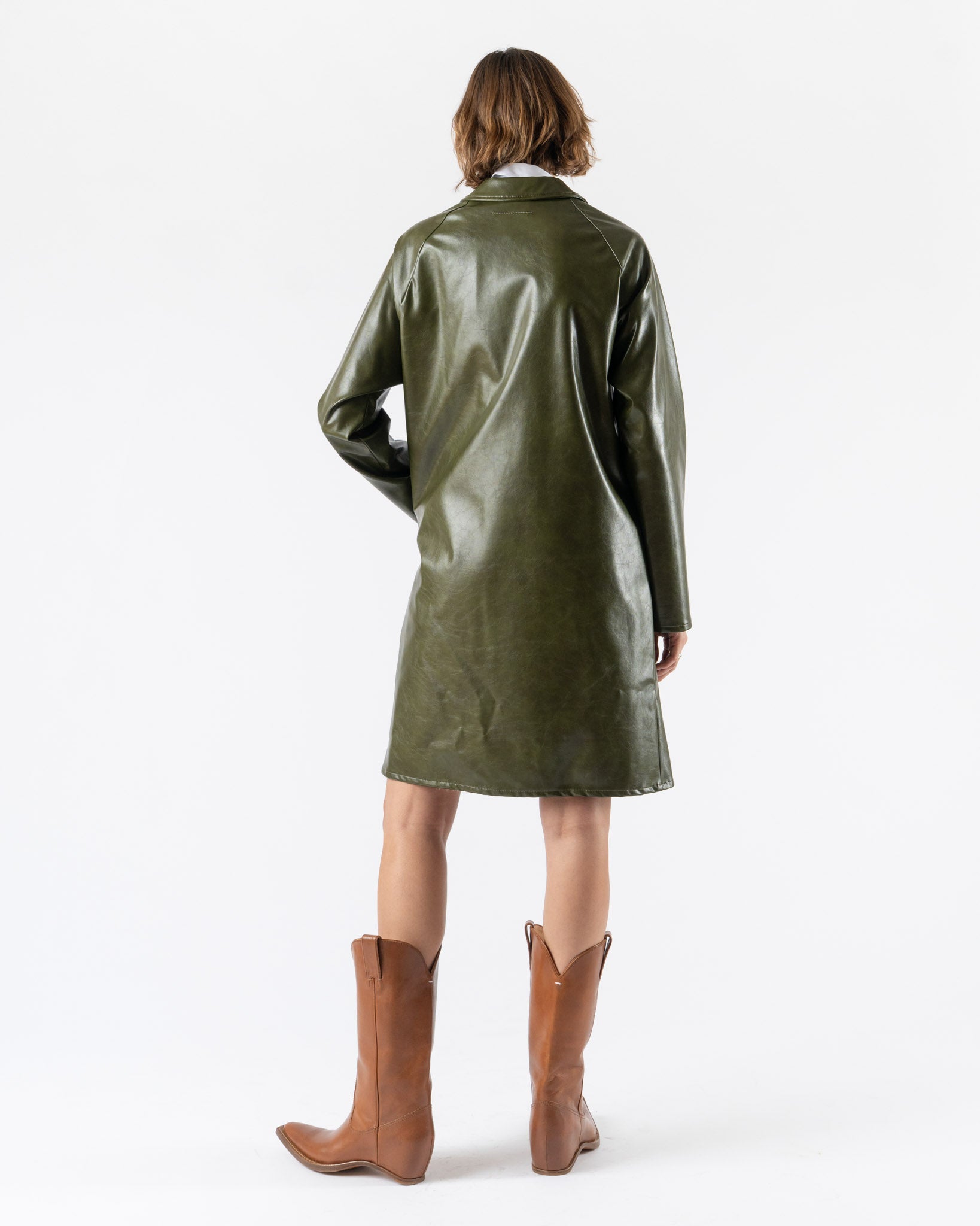MM6 Maison Margiela Coat in Forest Green