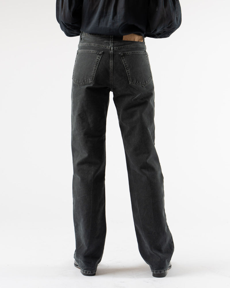 MM6 Maison Margiela Pants 5 Pockets in Canvas Black